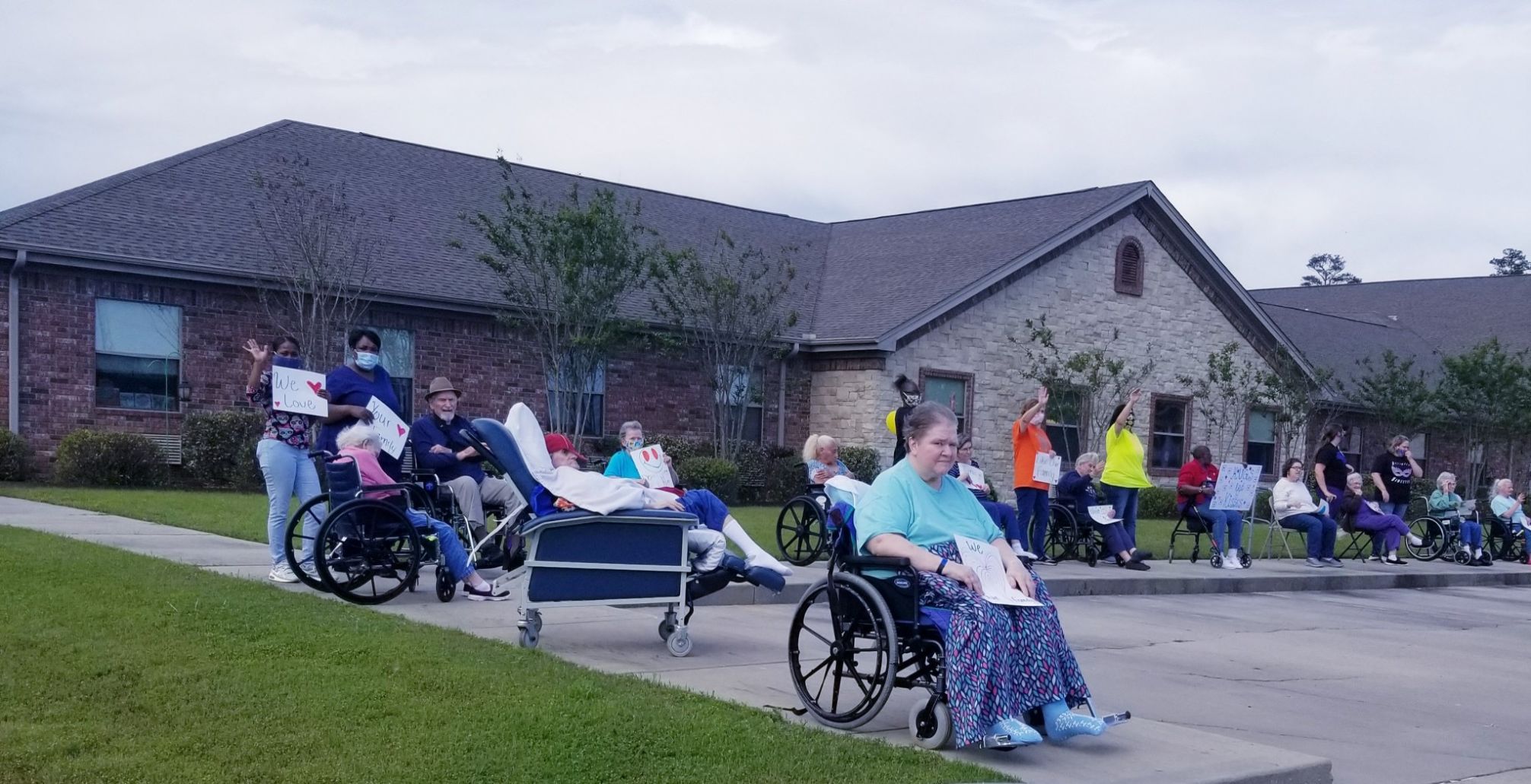 Seniors Step Out For Parade Of Family, Friends